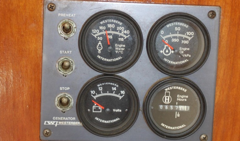 36 Albin Gen set gauges