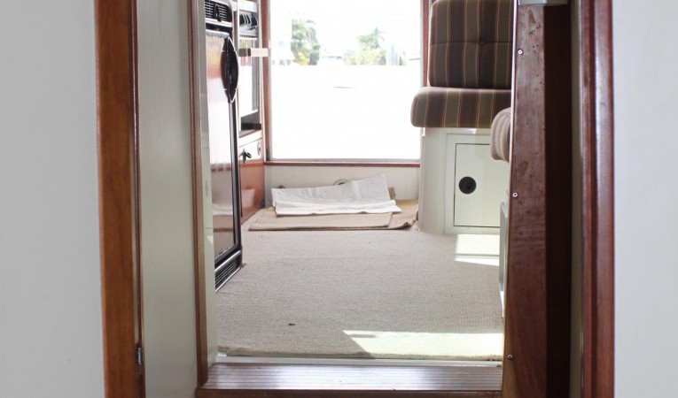 36 Albin Stairs from master to salon