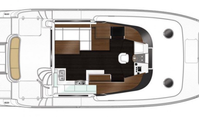 40 Fountaine Pajot Salon Layout