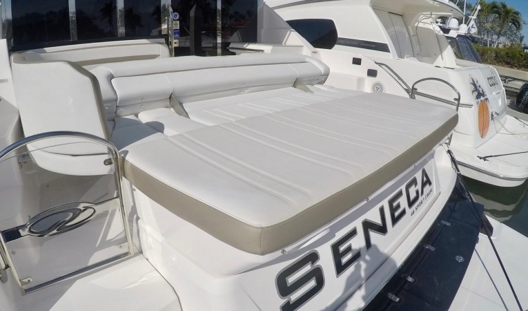46 Regal Sunpad aft of Cockpit