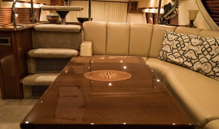 56 Carver Sky Lounge, inside Fly Bridge Stairs