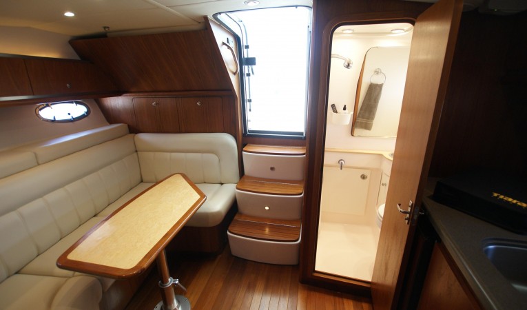 32 Tiara aft in salon and into head