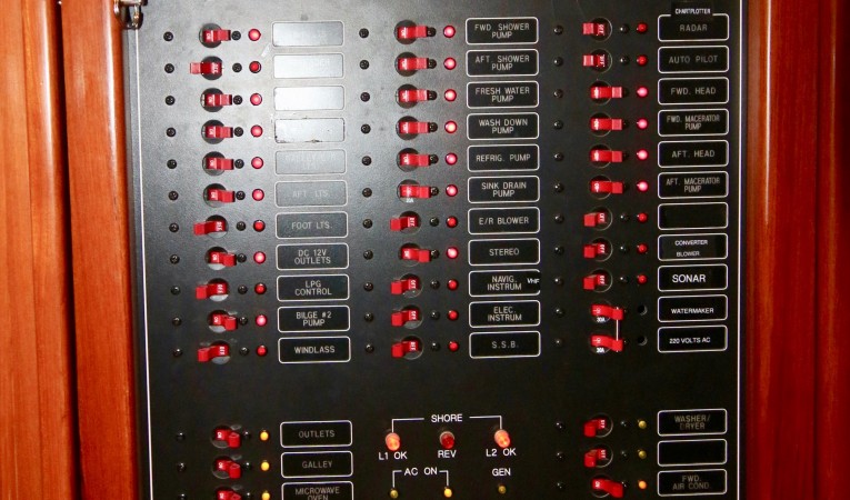 54 Hylas Breaker panel