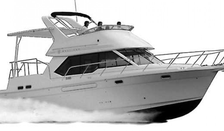 40 Bayliner 4087 underway