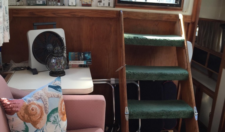 36 Mainship Steps to Cockpit