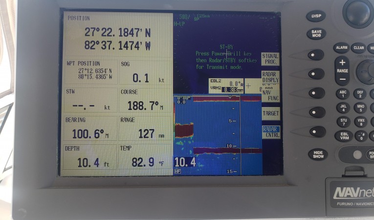 45 Silverton Furuno 3  Nav net