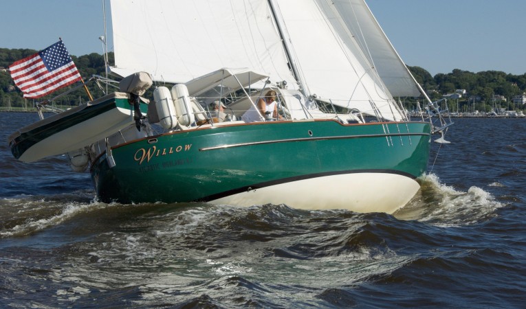 42 Westsail Custom paint on hull and tender