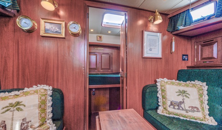 42 Westsail Salon looking to Forward Cabin