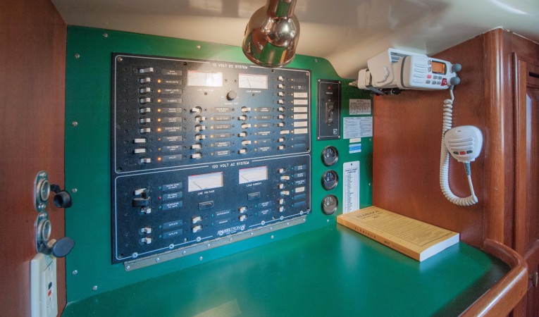 42 Westsail Nav. Station Primary Elec Panel