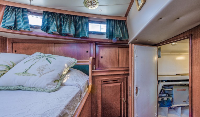 42 Westsail Aft Cabin Engine Room Entry