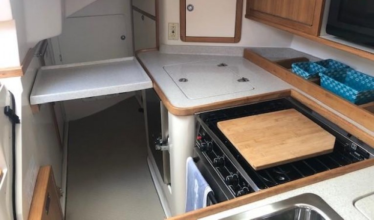 42 Catalina Galley w Extra Counter in Place