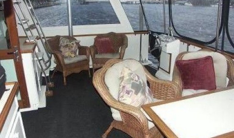 61 Hatteras Aft Deck