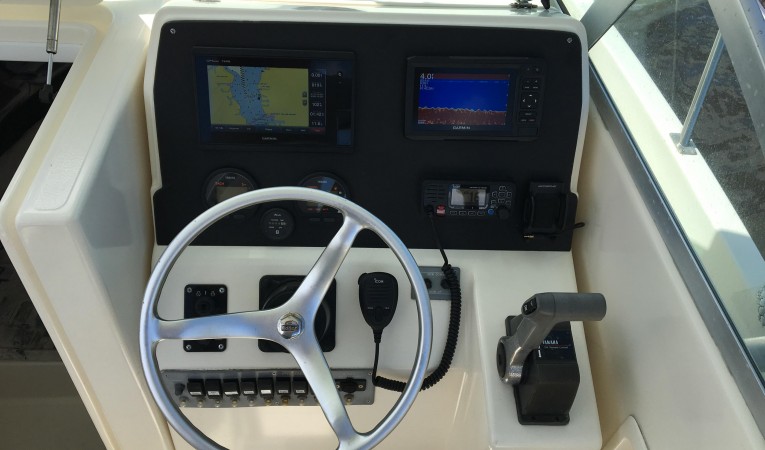 24 Pursuit New helm console