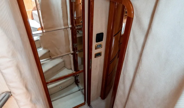 62 Azimut Companionway to Master