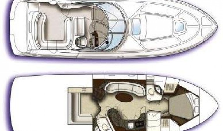 44 Sea Ray layout