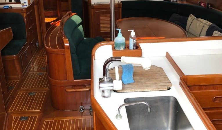 54 Little Harbor Going down below