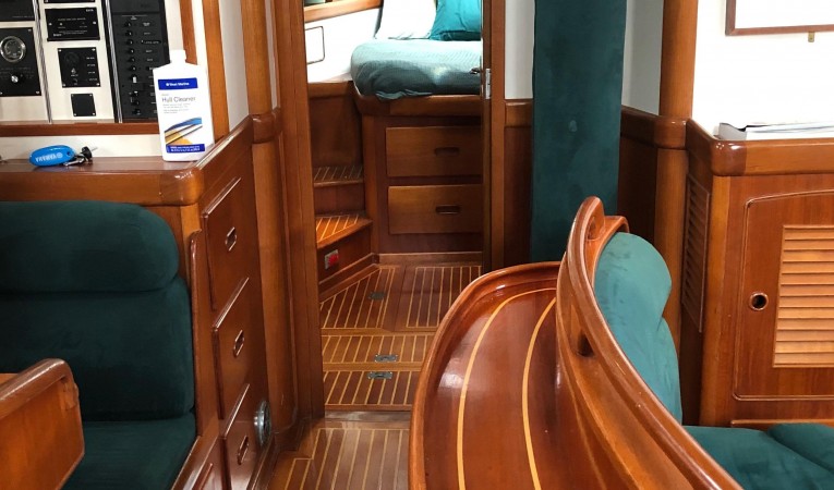 54 Little Harbor Looking towards the forward state room