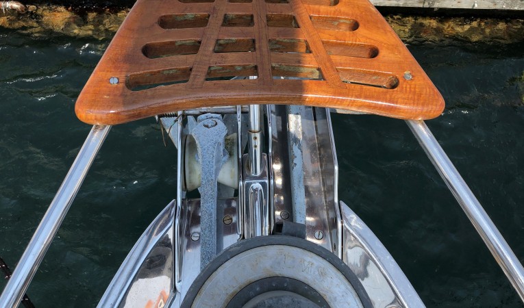 54 Little Harbor bow step/dual anchors