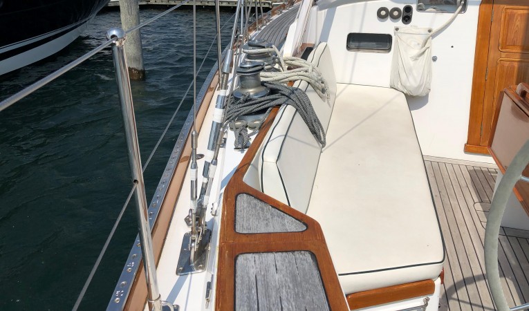 54 Little Harbor Portside cockpit seat