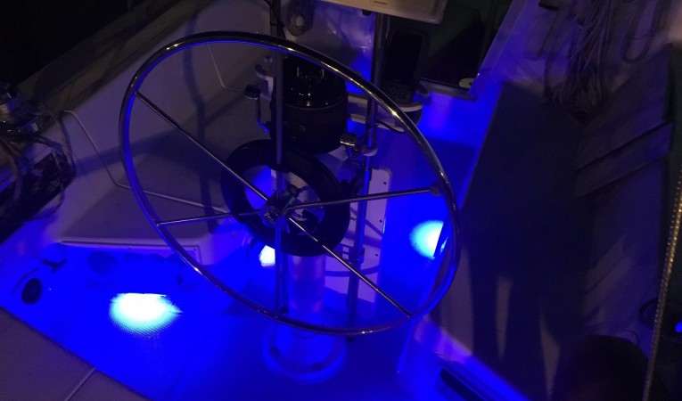 27 Catalina Cockpit night lights