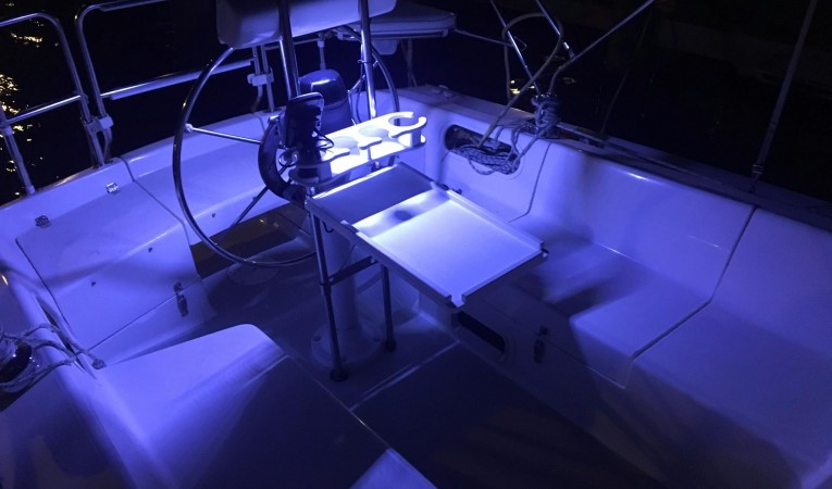 27 Catalina Cockpit night lights 3