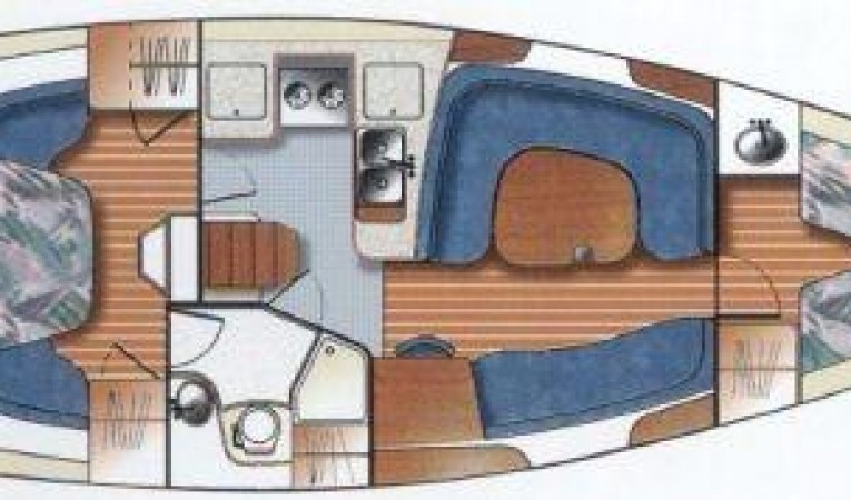 38 Catalina Interior Layout
