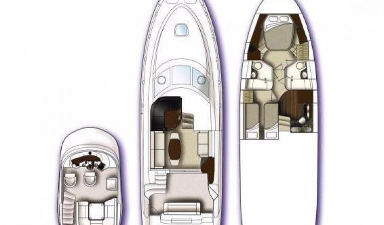 44 Sea Ray Floor Plan