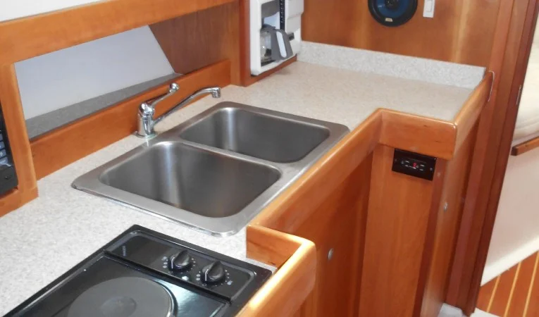 34 Mainship Sink and cooktop