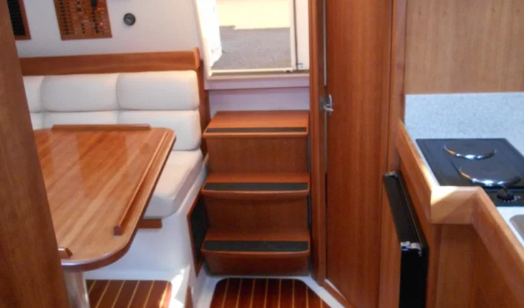 34 Mainship Salon looking aft