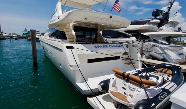 72 Ferretti Yachts 2013 Ferretti 720 Fly - SPARE CHANGE