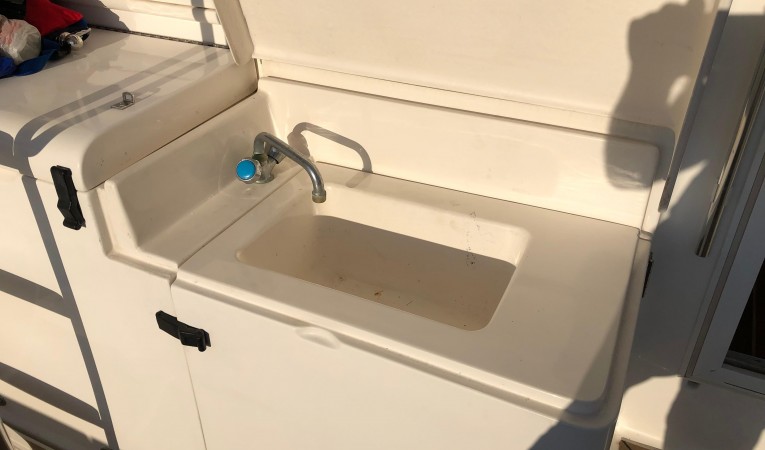 34 Riviera Cockpit Sink