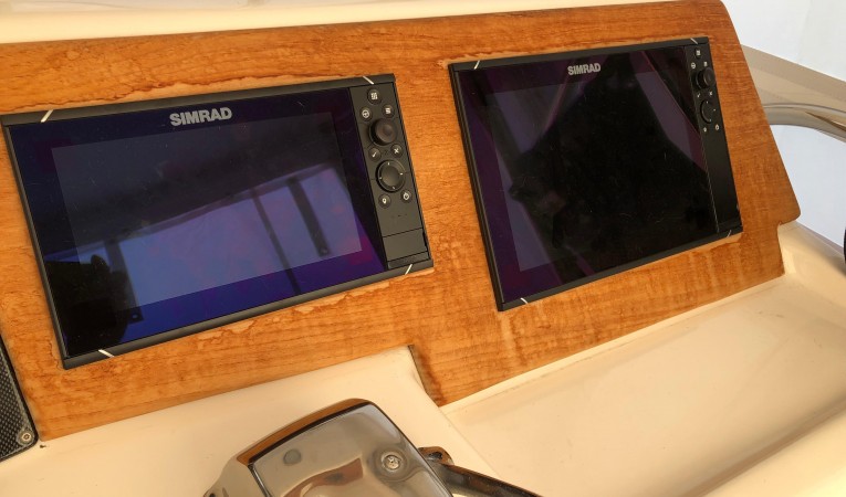 34 Riviera Dual Simrad Displays