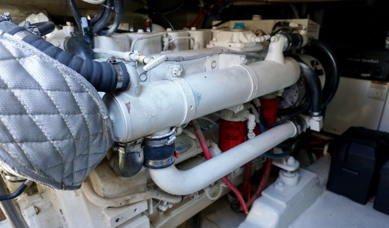 34 Riviera Port Engine