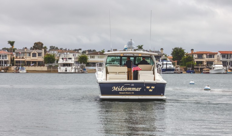 38 Tiara Stern View with Swim Platform