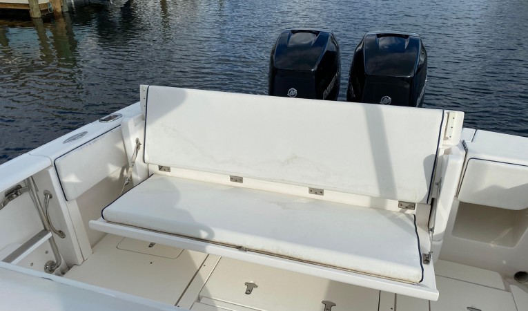 32 Intrepid Custom Updated Aft Bench Seat