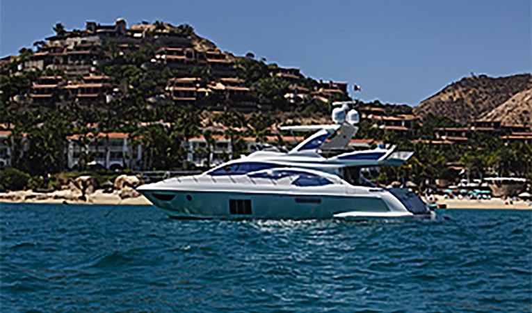 60 Azimut Relaxing off Costa Baja, MX