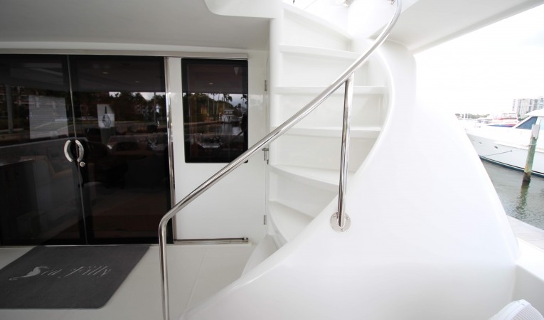 103 Westport Aft Deck Staircase to Flybridge