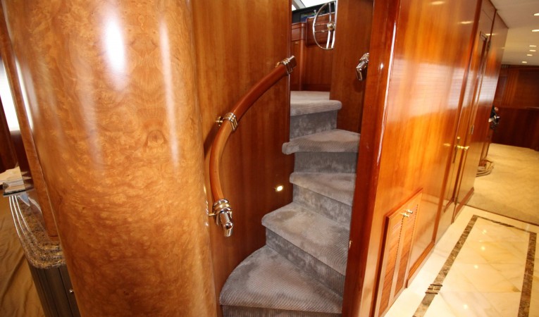 103 Westport Pilothouse Stairway and Companionway