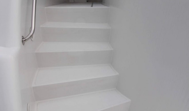 103 Westport Aft Deck Stairs to Swim Platform - Port