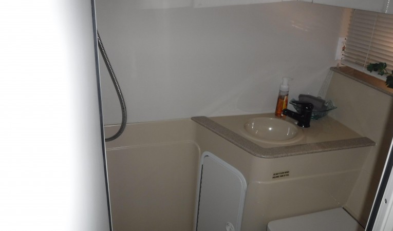 42 Cruisers Yachts Guest head and shower