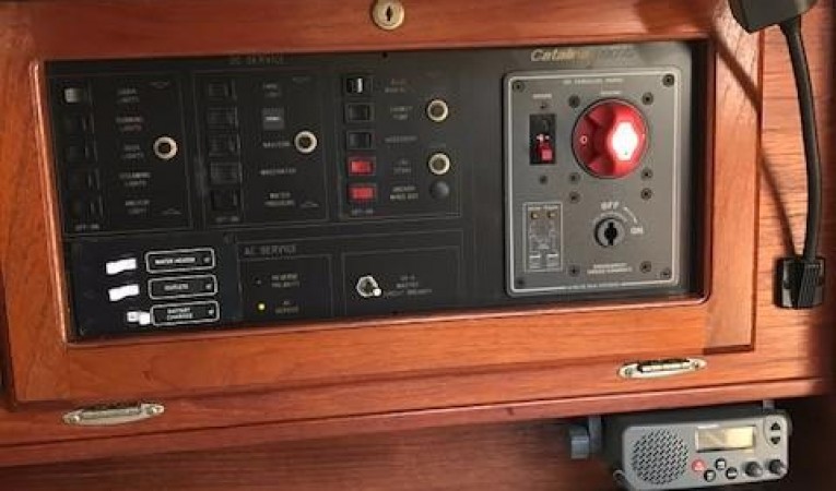 38 Catalina Electrical panel