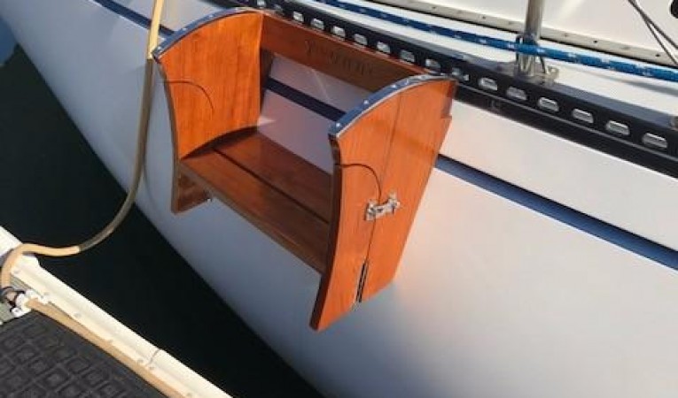 38 Catalina Custom Boarding Ladder