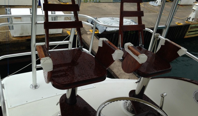 47 Buddy Davis Helm Chairs Re-do and new cushions coming soon