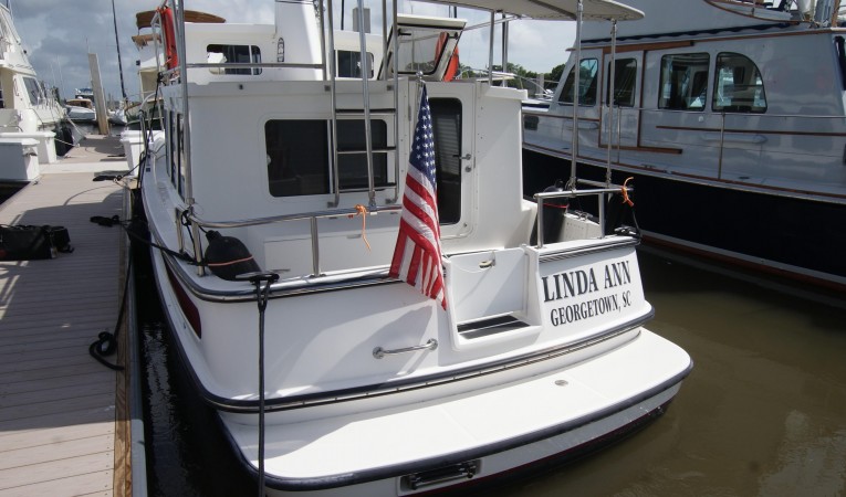 32 Nordic Tugs swim platform