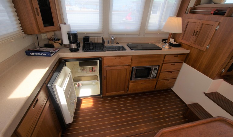 32 Nordic Tugs under counter refrigerator