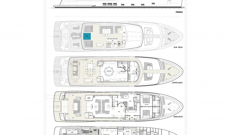 108 Cantiere delle Marche General Arrangement