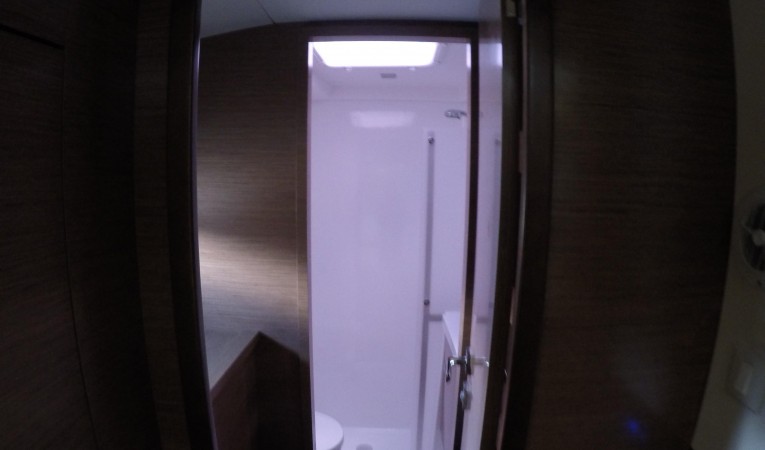 37 Fountaine Pajot Hall to Master ensuite Head and separate shower