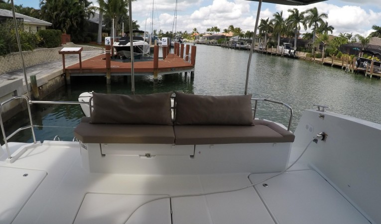 37 Fountaine Pajot Aft Cockpit Seating