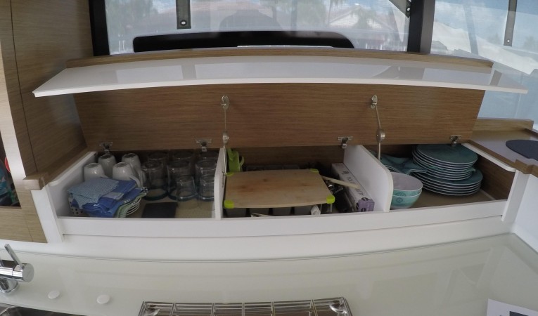 37 Fountaine Pajot Galley storage