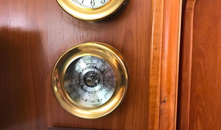 38 Irwin Clock, Barometer, PMYC Best Sailboat Award